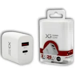 Xpress Gear 25W Dual Port Charger — USB-C PD + USB Adapter